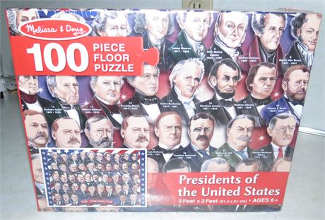 Melissa & Doug 100 Piece Floor Puzzle