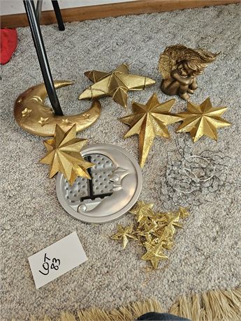 Mixed Moon & Stars Lot: Gold & Silver - Different Sizes