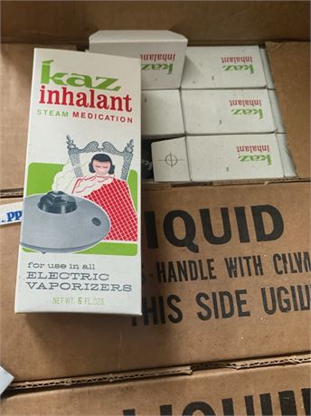 Bulk Lot Kaz Inhalant Steam Medication For Electric Vaporizers