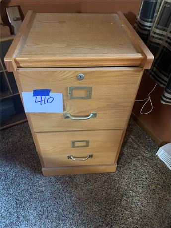 Wood Filing Cabinet