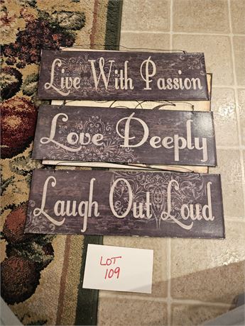 Mixed Metal Inspirational Wall Decor