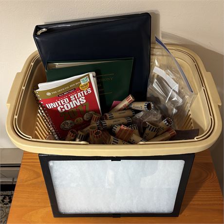 Lot of Mixed Coin Holders, Displays, Wrappers, Etc.