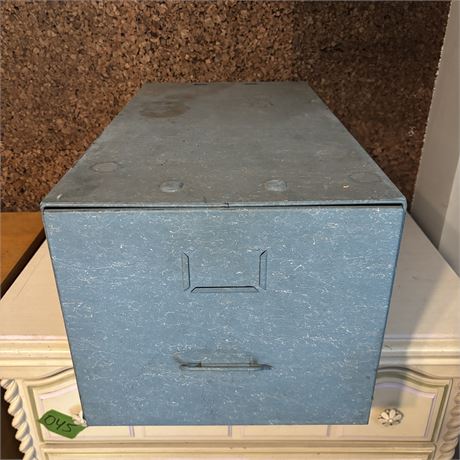 Steel File/Storage Cabinet in Pale Blue - 24" x 13"