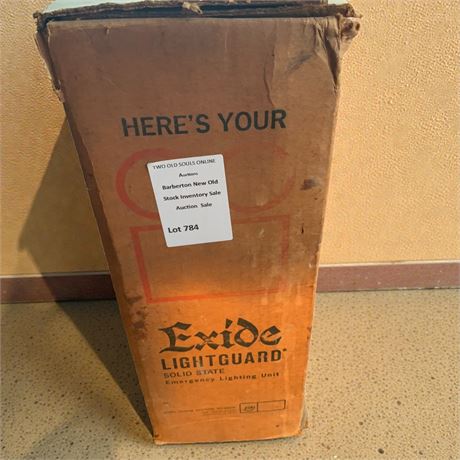 Exide Lightguard Solid State Emergency Lighting Unit Lot of 2