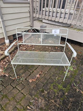 Wrought Iron Two-Seater