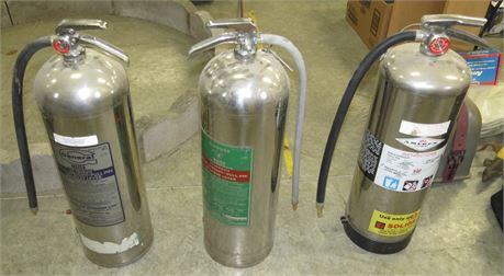 3 Water Fire Extinguishers