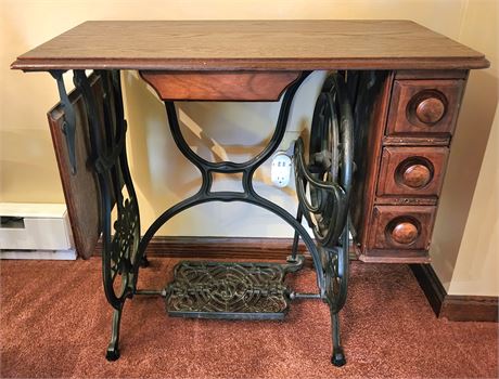 Antique Domestic Sewing Table