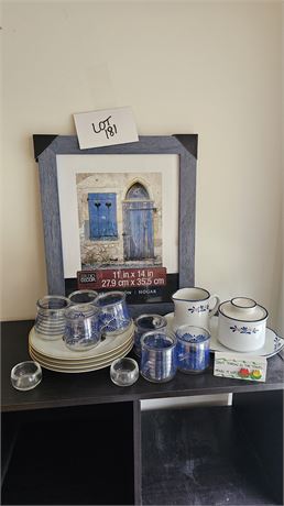 Mixed Kitchen Decor : Creamer/Sugar, Juice Glasses & More