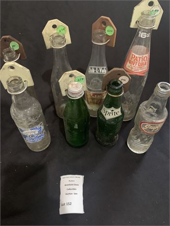 Vintage Soda Bottle Lot of 8
