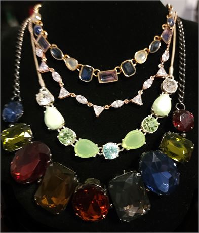 Beautiful Gemstone Necklace Lot