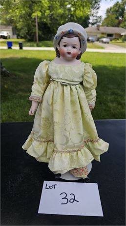 Vintage RMB Hand Painted Bisque Doll