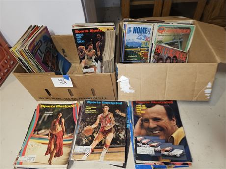 Mixed 70's Sports Illustrated Magazines & More