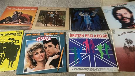 Record Lot - Grease, The Monkees, Peter, Paul & Mary, Ringo Starr & More