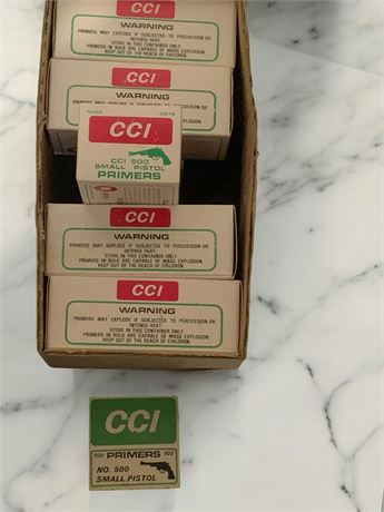 CC1 500 Small Pistol Primers - 5 Boxes of 1000