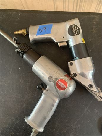 Dayton Air Hammer and Central Pneumatic Air Metal Shear Pistol