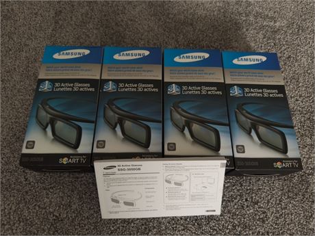 Samsung 3D glasses, set of 4