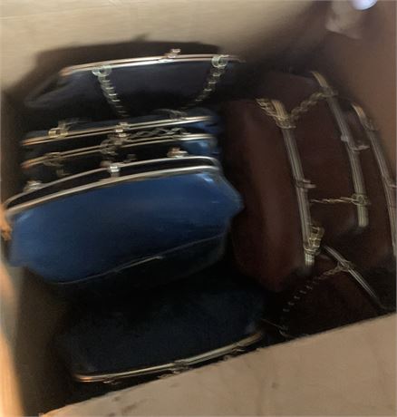 Clutch Purse/Handbag Lot -  Several Colors W/Kiss-Lock Closures & Chain Handles