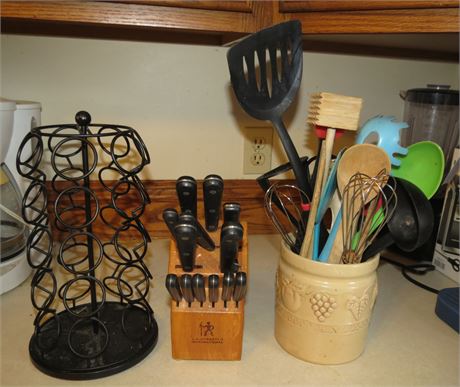 Utensils, Cutlery, K-Cup Rack