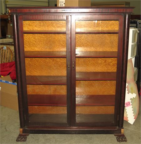 Wood Display Cabinet