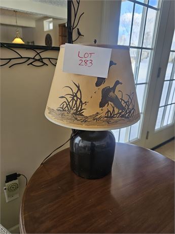 Antique Converted Jug Lamp