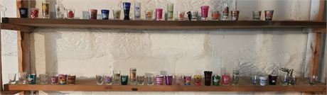 Large Collection of Shot Glasses