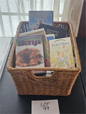 Mixed VHS & DVDs for Children