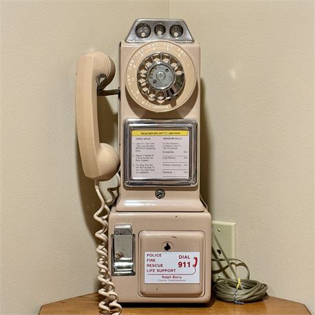 Vintage Rotary Dial Payphone