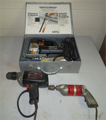 2 Electric Drills, Jigsaw