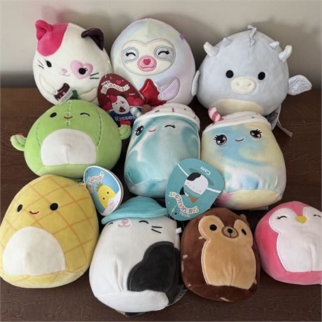 Small Squishmallows Mixed Lot