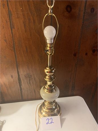 Vintage Brass Lamp By Medallion Lighting Corporation