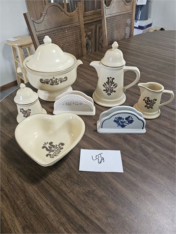 Pfaltzgraff Heart Bowl, Teapot, Soup Tureen & More