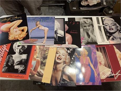 Marilyn Monroe Calendar Lot of 12