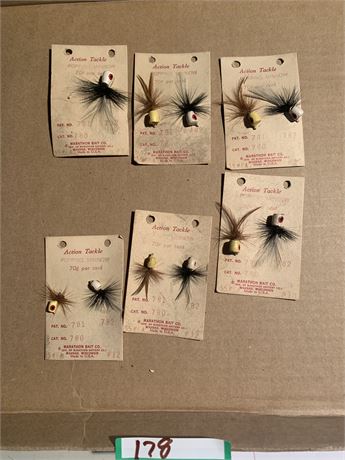 Action Tackle Marathon Bait Co. Popping Minnow 781, 782 Lot of 5