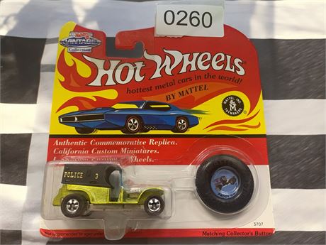 Hot Wheels Vintage Collection Paddy Wagon From 1993 With Collector's Button