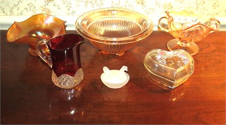 Carnival Glass, Depression Glass, Fenton