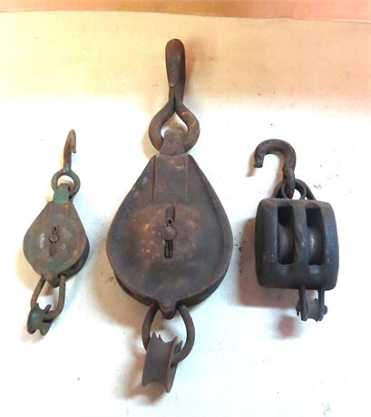 3 Block & Tackle Pulleys