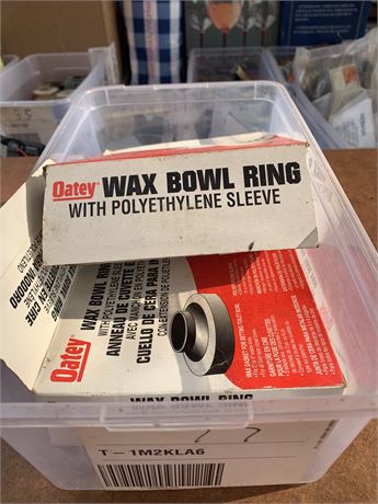 Wax Toilet Bowl Ring Lot of 2