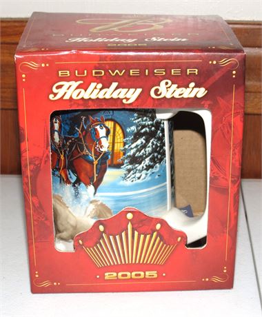 Budweiser 2005 Holiday Stein