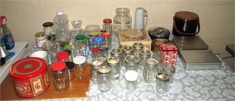 Jars, Tins, Etc