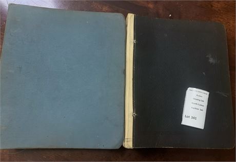 Homemade Vin Stamp Binder Lot of 2 -  German, Japan, Liberia, Portugal & More