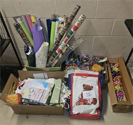 Wrapping Paper, Gift Bags & Party Supplies