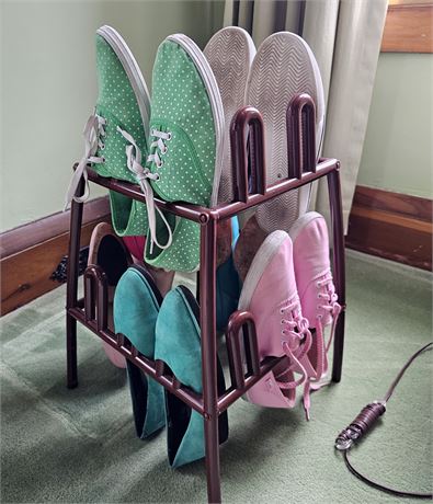 Woman's Shoes Size 8-8.5 w/Shoe Rack