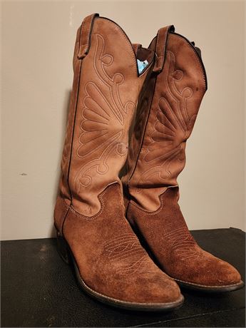 Vintage 2-Toned Cowboy Boots Size 8