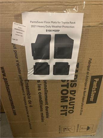 PantsSaver Floor Mats For 2021 Toyota Rav4