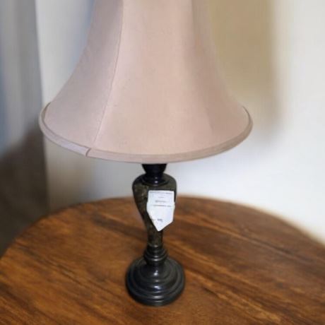 Small Table/Desk Accent Lamp With Bell Shade