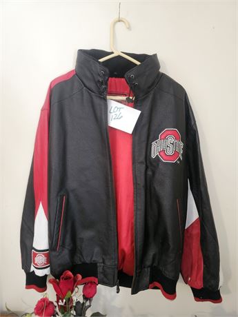 Ohio State Leather Men's Med Athletic Coat