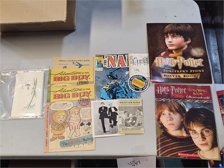 Big Boy Adventure Books / Harry Potter Poster Books & More