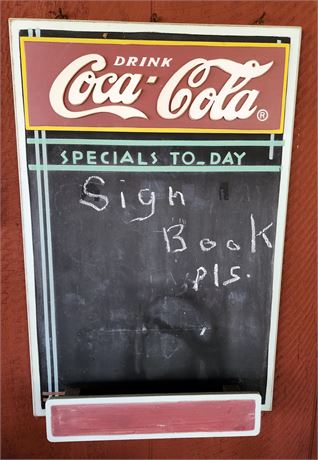 Coca-Cola Chalkboard Sign