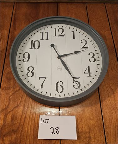 #9 Battery Op Wall Clock