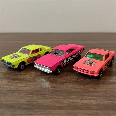 Lesney Matchbox Superfast 1970/71 Dragsters and Mercury Cougar Lot of 3